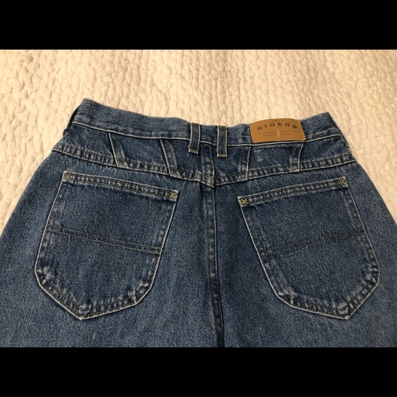 CLEARANCE Vintage Riders High Waist Medium Wash Tapered Leg Size 10 Mom Jeans - Picture 5 of 6